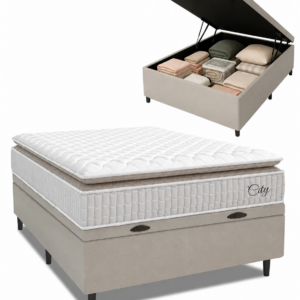Cama Casal Baú